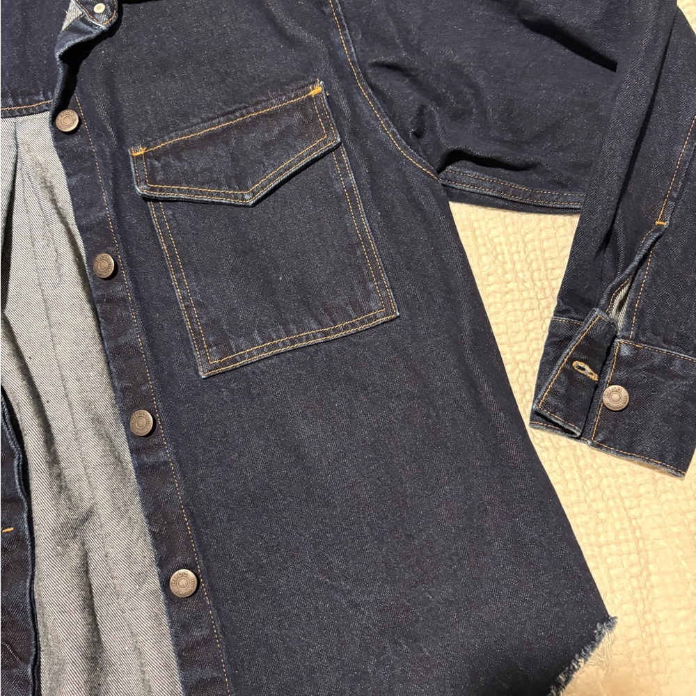 Etica Dark Blue Denim Jacket - Picture 4 of 6